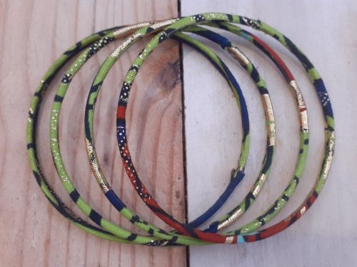 Lot de 4 Bracelets Vert